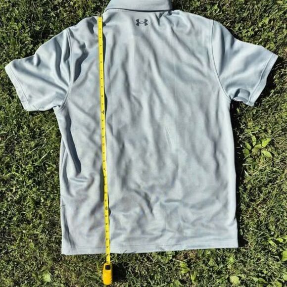 Under Armour Men's Golf Polo Silca Green Loose Fit Short Sleeve - XL - Picture 6 of 8